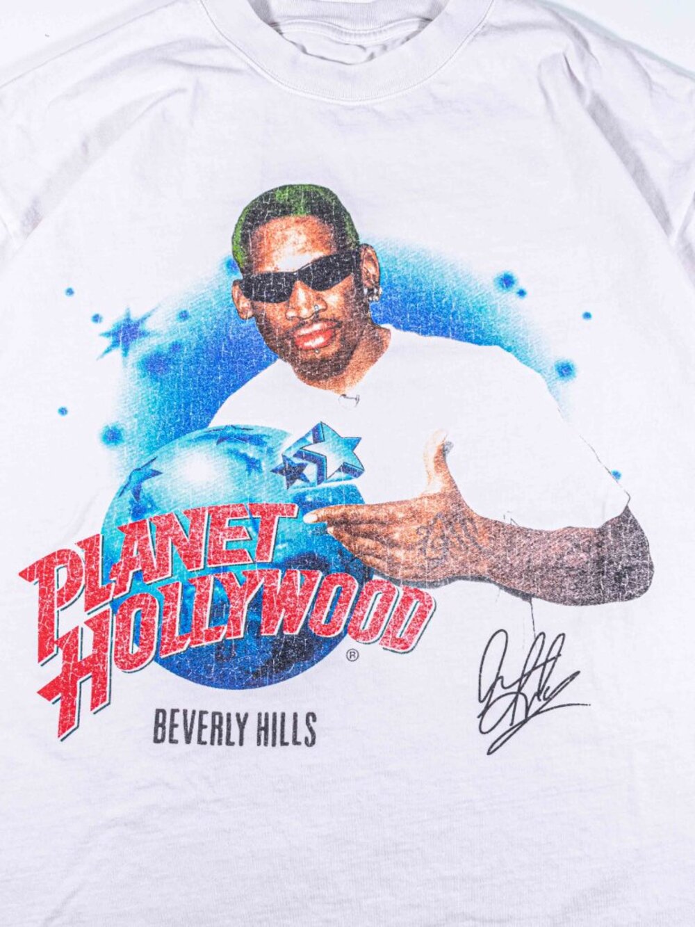 Dennis Rodman Planet Hollywood Beverly Hills T-Shirt Mens Large Streetwear - Picture 4 of 9